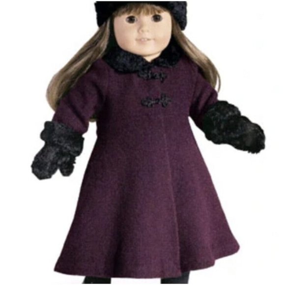 American Girl Sugar Plum Coat Girl's Size 14 Purple - Picture 9 of 9